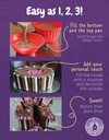 OMG Giant Cupcake Kit + Organic Cake Mix Baking kits FBA 