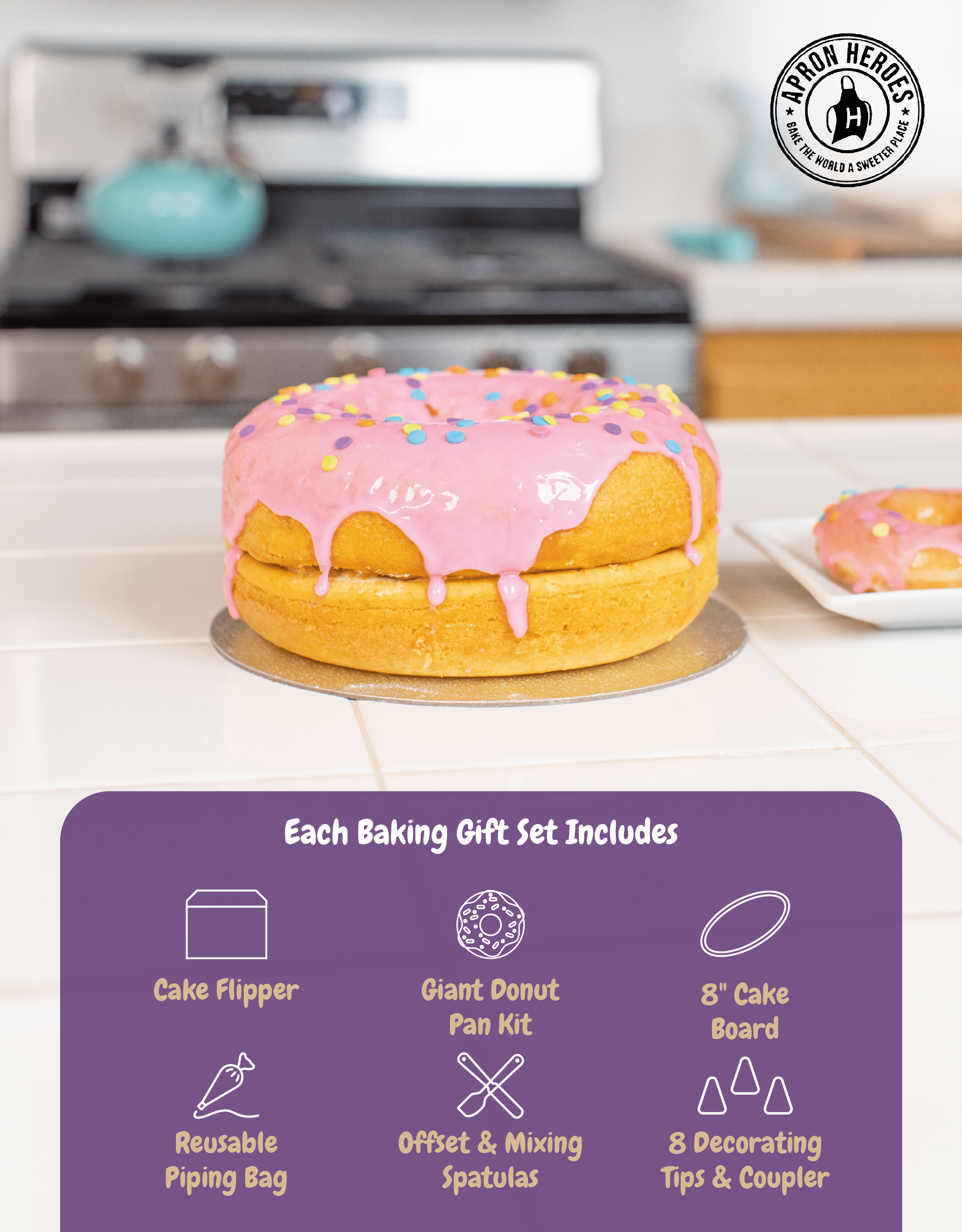 Giant Donut Cake Pan - Baking Bites